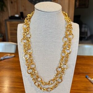 Stephanie Kantis gold necklace